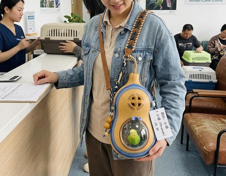 GourdNest Bird Travel Carrier