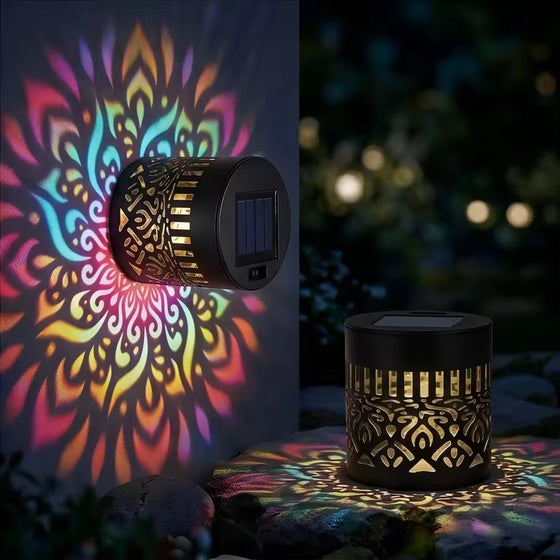 Solar-Powered Outdoor Wall Light 2 Pack