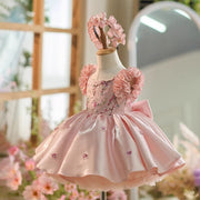 Blush Floral Princess Dress – image 2