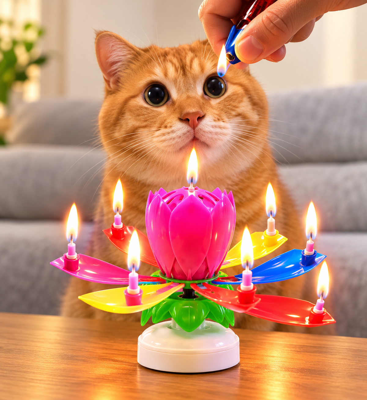 BloomJoy – Musical Lotus Birthday Candle
