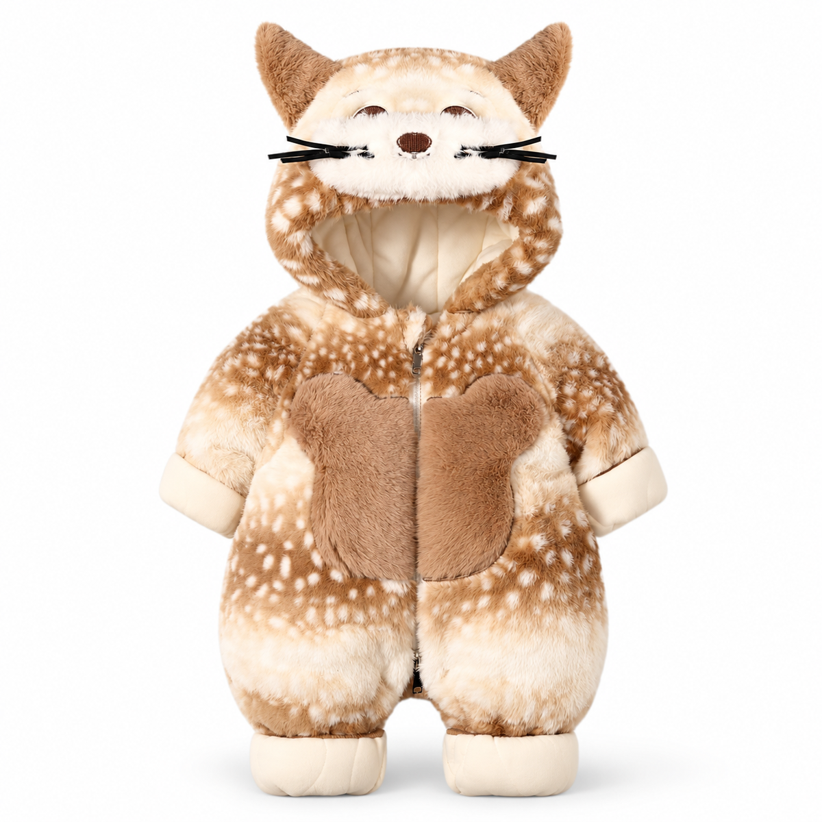 Cozy Cub Hooded Baby Romper