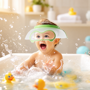 Peek-a-Boo Baby Shampoo Shield