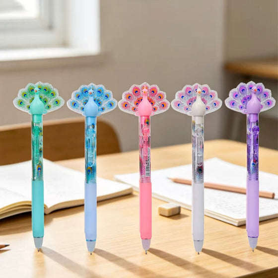 PeacockGlow Decorative Pen