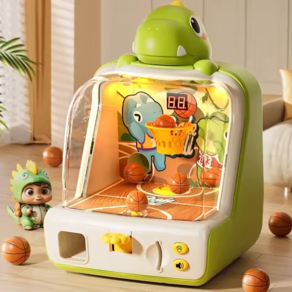 Dinosaur Tabletop Basketball Shooting Game Toy for Kids – image 5