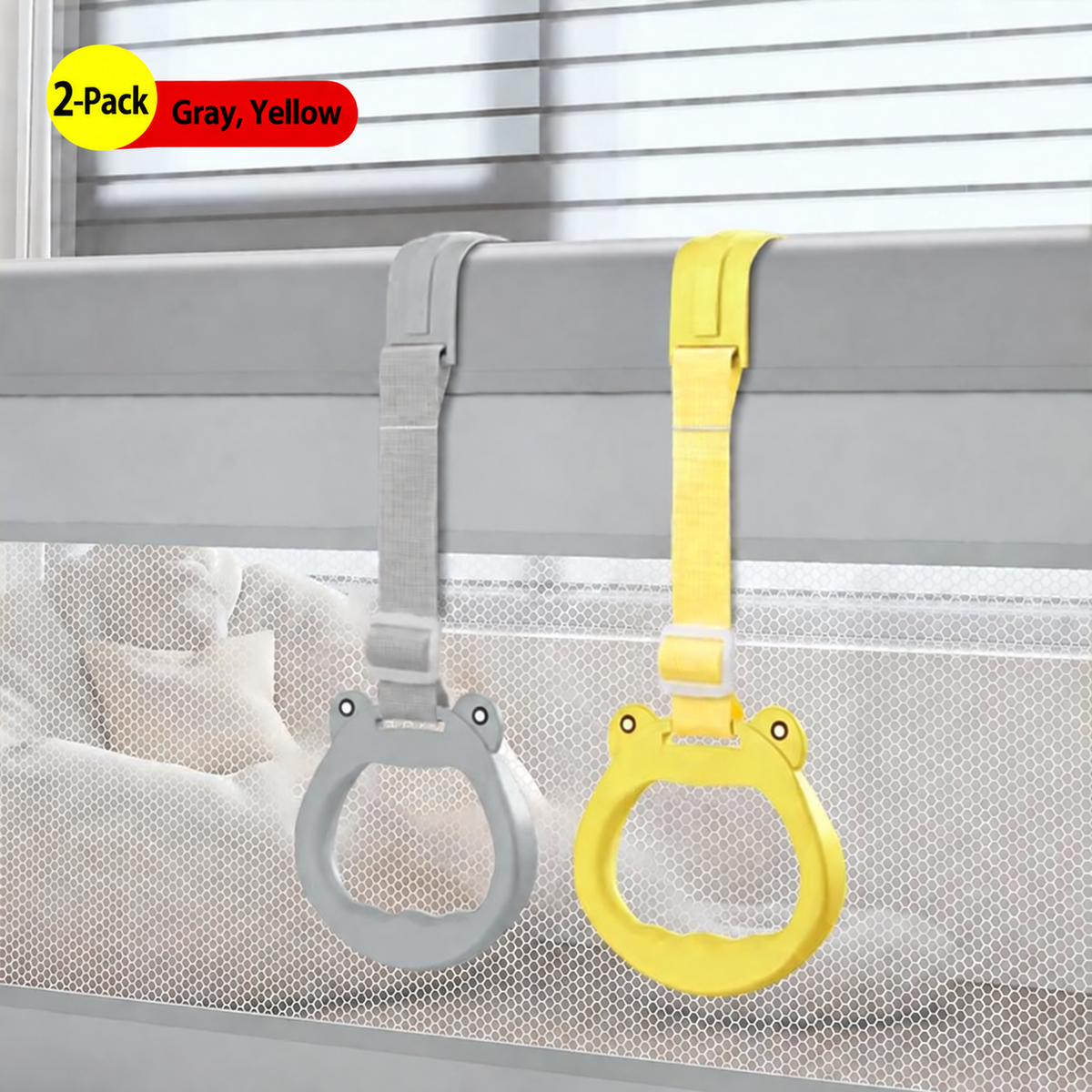 Baby Pull-Up Training Rings for Crib – Standing & Walking Assist – image 7