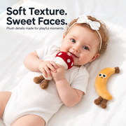 Baby Hand-Hold Comfort Plush – Mushroom, Banana & Leafy Green – image 2