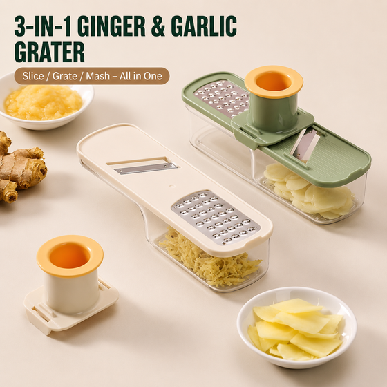 3-in-1 Garlic Press