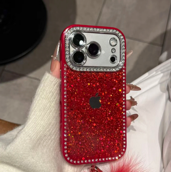 New premium glitter and rhinestone iPhone case, compatible