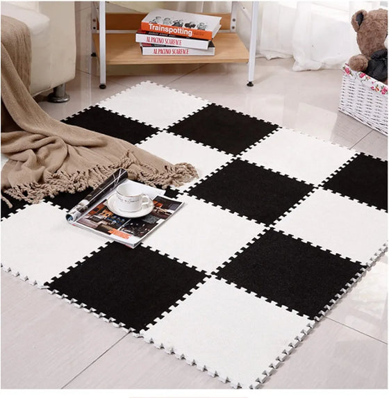20 Pieces Plush Puzzle Foam Floor Mat