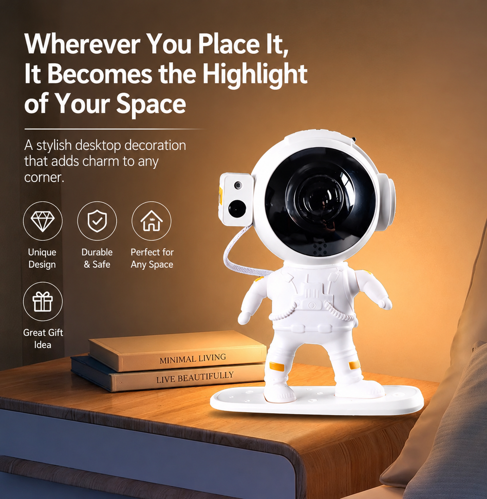 Astronaut Aurora Galaxy Projector light