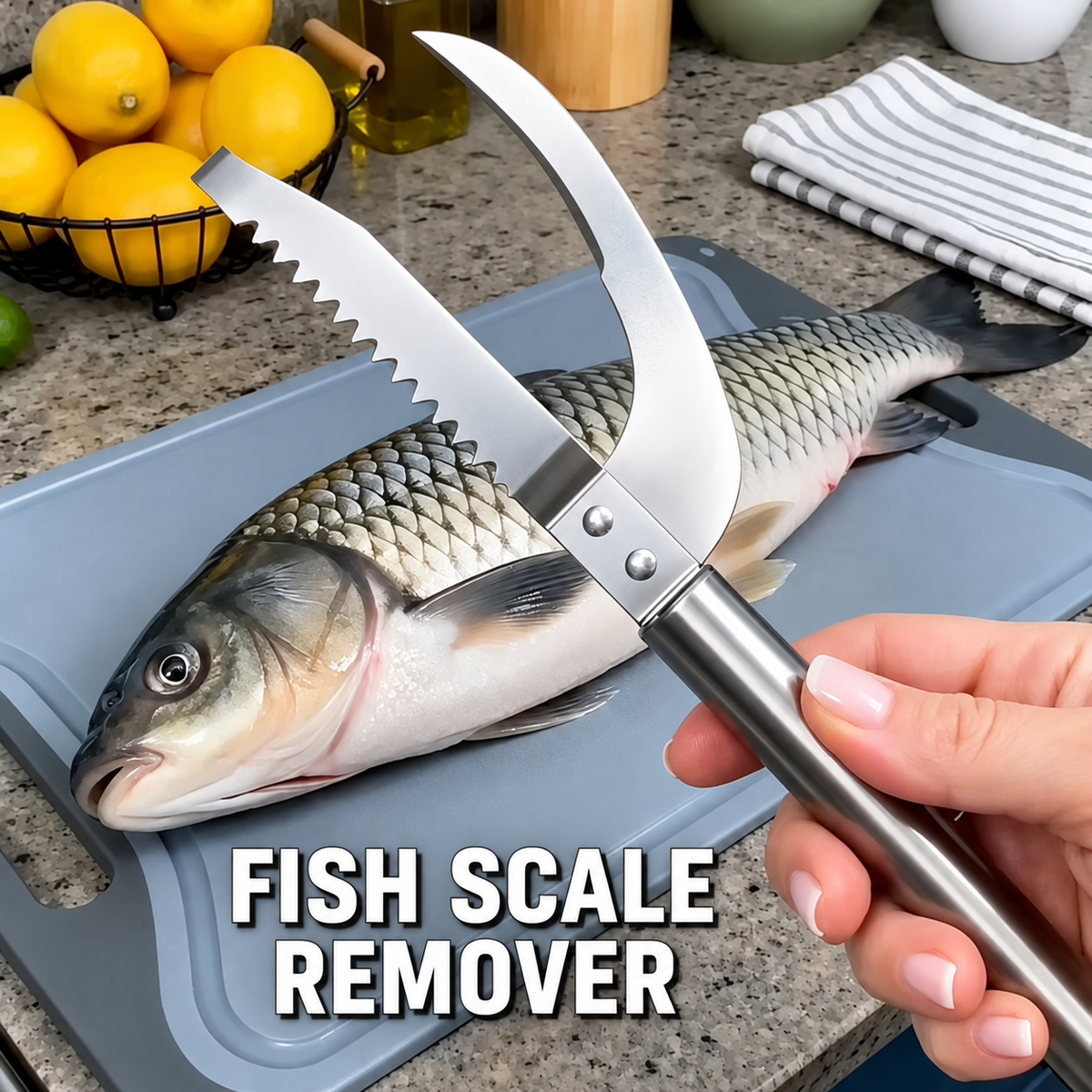 Steel Fish Scaler