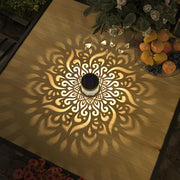 Solar wall light detail
